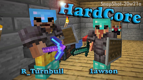 Hardcore MineCraft Selfie, Rod and Lawson