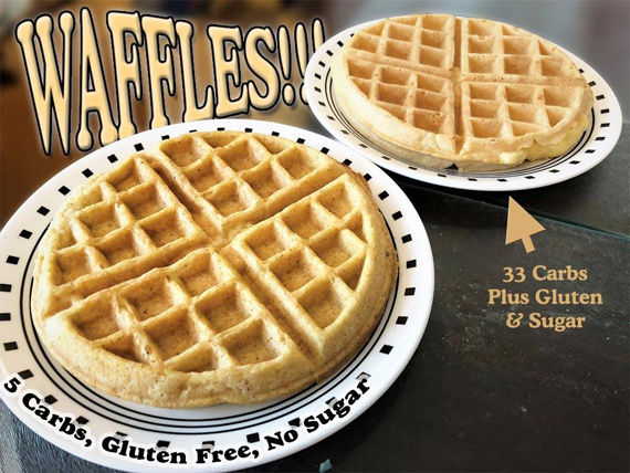 Keto and Regular Waffles