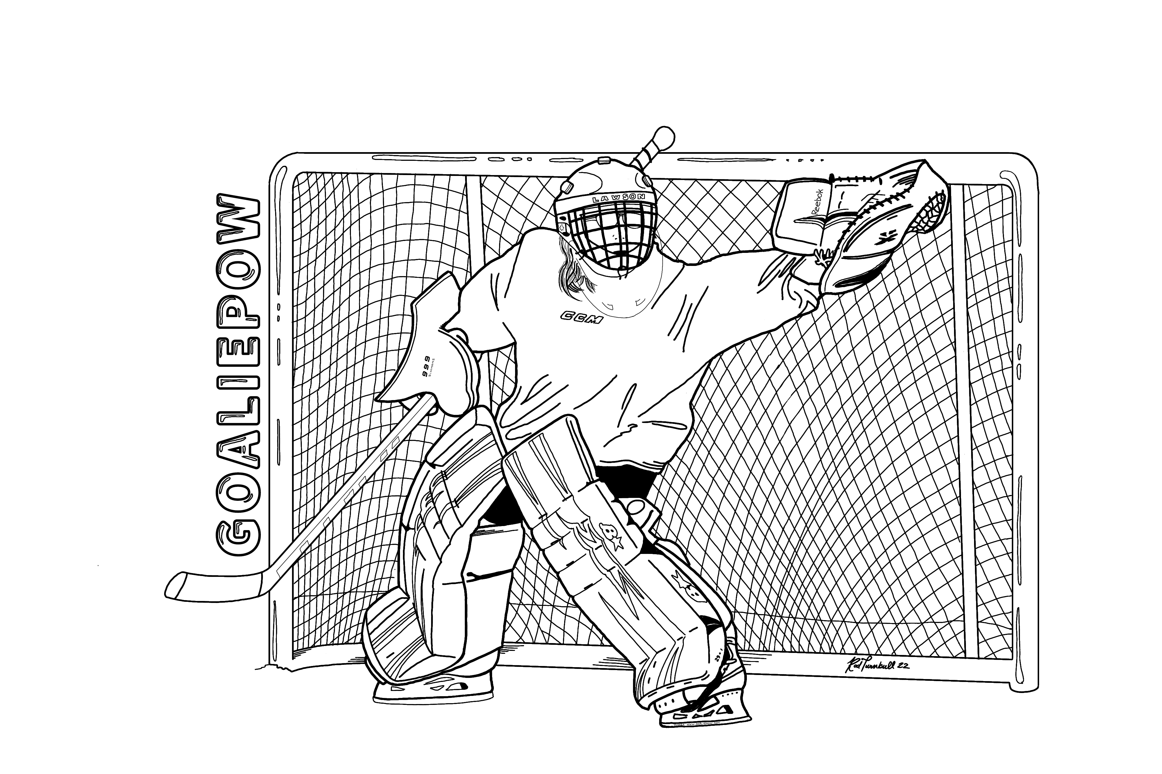 Sorry the coloring sheet didn't load, it can also be found
      on my Facebook Page at fb.me/goaliepow